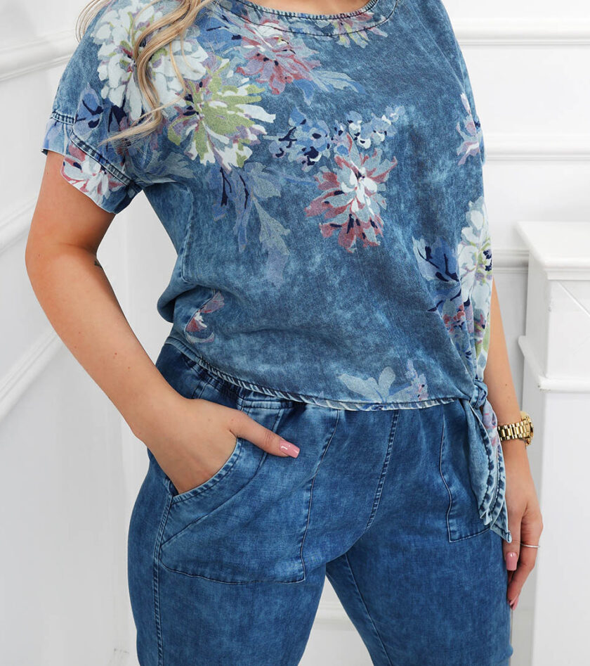Bluzka Denim Tencel Haremia 44