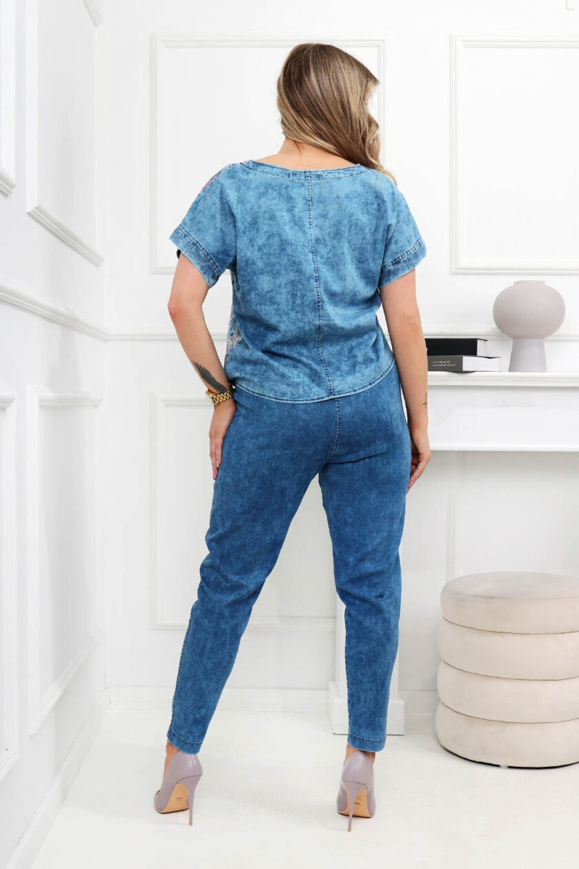 Bluzka Denim Tencel Haremia 44 - obrazek 3